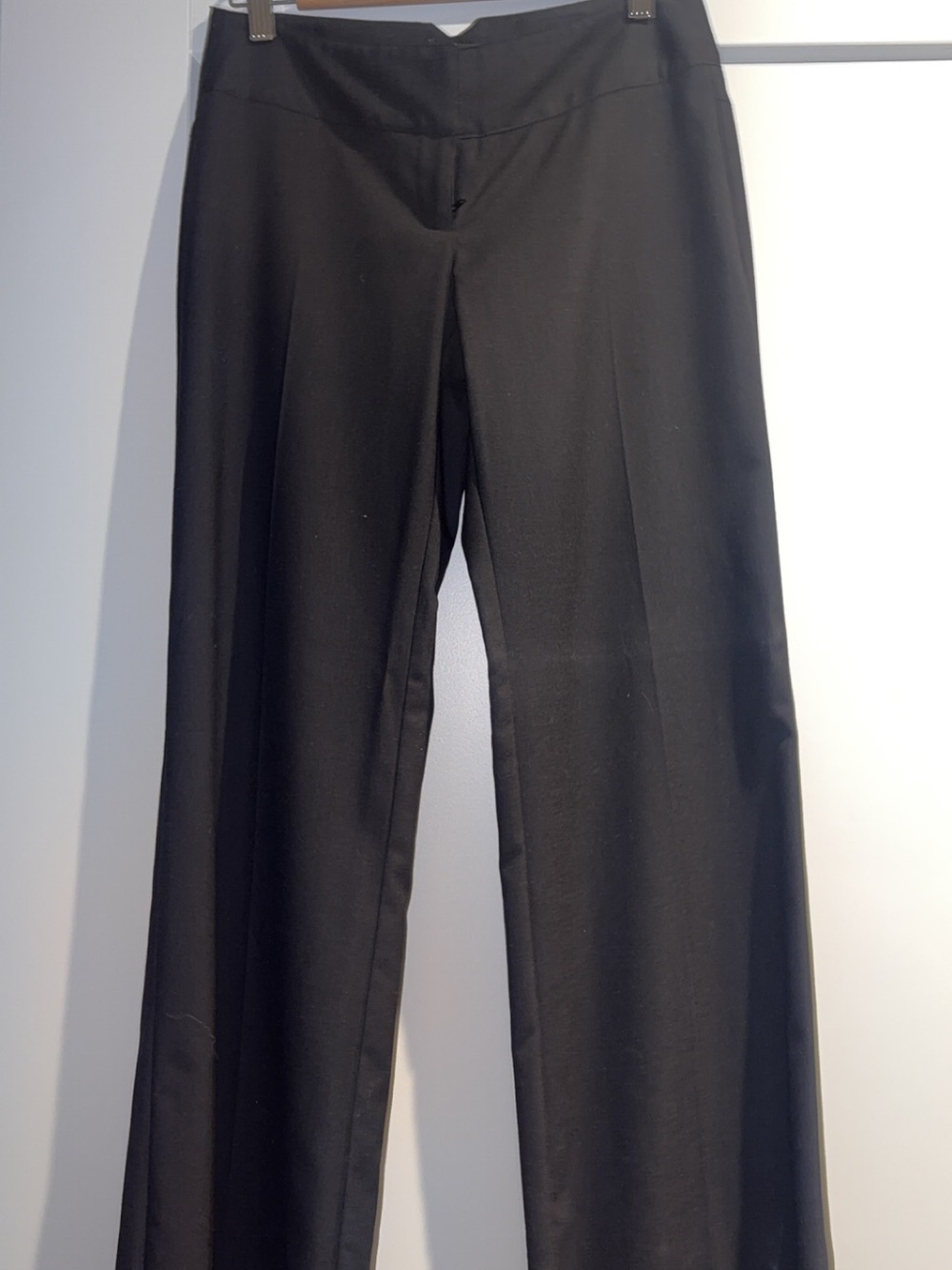Ardene Black Wide-Leg High-Rise Pants